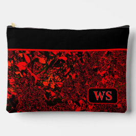 Vibrant Red Cosmetic Pouch Etui