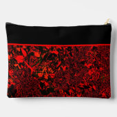 Vibrant Red Cosmetic Pouch Etui (Achterkant)