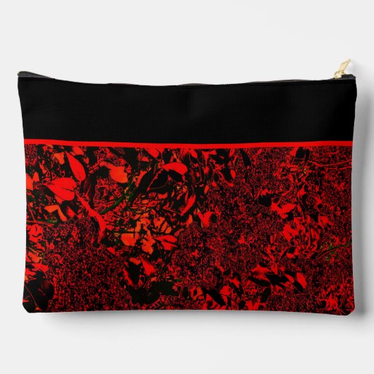 Vibrant Red Cosmetic Pouch Etui (Achterkant)