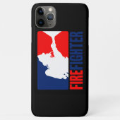 Vibrant Red en Blue van de brandweerman Case-Mate iPhone Case (Achterkant)