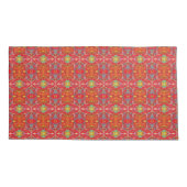 Vibrant red fishing nets S-size pattern Kussensloop (Achterkant)