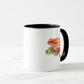 Vibrant Red Frog Coffee Mug Nature’s Bold Beauty Mok (Voorkant rechts)