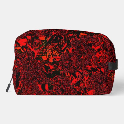 Vibrant Red Monogram Toiletry Bag Toilettasje (Achterkant)