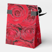 Vibrant Red Roses Bedankdoosjes (Achterkant)