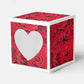 Vibrant Red Roses Bedankdoosjes (Voorkant Zijde)