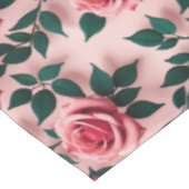 Vibrant Red Roses With Dark Green Leaves  Tafelkleed (Gekanteld)