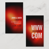 Vibrant Red Visitekaartje (Voorkant / Achterkant)