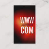Vibrant Red Visitekaartje (Achterkant)