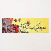 Vibrant Red Yellow Arrangement Design Yogamat (Achterkant (horizontaal))