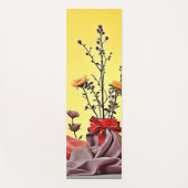 Vibrant Red Yellow Arrangement Design Yogamat (Voorkant)
