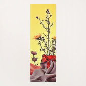 Vibrant Red Yellow Arrangement Design Yogamat (Achterkant)