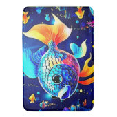 Vibrant Reef Fish Design Badmat (Voorkant Verticaal)