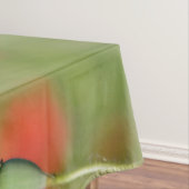 Vibrant rode papaver in een groen papaverveld tafelkleed (Voorbeeld)