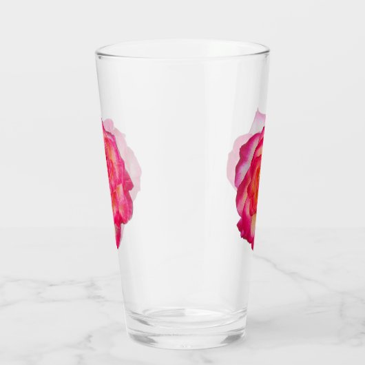 Vibrant Rose Drinking Glass Glas (Rechts)