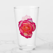Vibrant Rose Drinking Glass Glas (Voorkant)