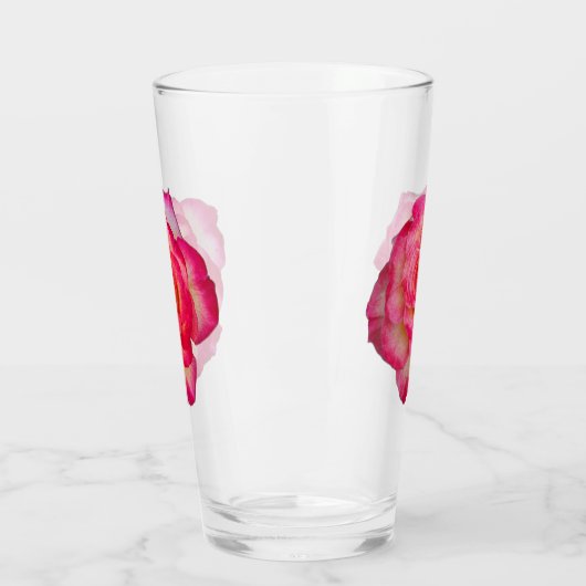 Vibrant Rose Drinking Glass Glas (Links)