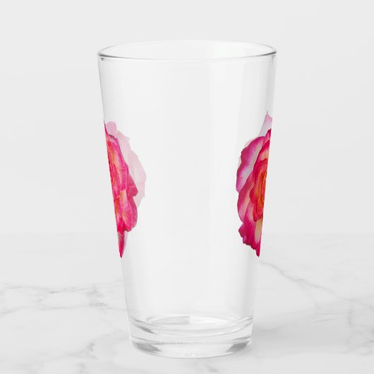 Vibrant Rose Drinking Glass Glas (Rechts)