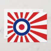 Vibrant Roundel Mods JAPAN Target Scooter Briefkaart (Voorkant / Achterkant)