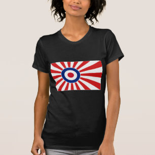 Vibrant Roundel Mods JAPAN Target Scooter T-shirt