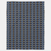 Vibrant Royalty Fleece Deken (Voorkant)