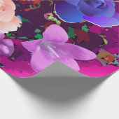 Vibrant Roze Abstract papier voor het oppakken van (Hoek)