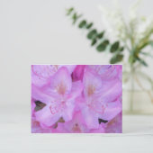 Vibrant roze Briefkaart (Staand voorkant)