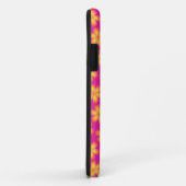 Vibrant roze en geel Abstract patroon Case-Mate iPhone Case (Achterkant/rechts)