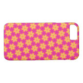 Vibrant roze en geel Abstract patroon Case-Mate iPhone Case (Achterkant (Horizontaal))
