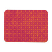 Vibrant Roze en Gele diamanten Magneet (Horizontaal)