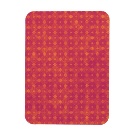 Vibrant Roze en Gele diamanten Magneet (Verticaal)