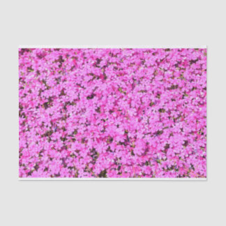 Vibrant Roze Floral Tissuepapier
