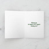 Vibrant roze juffrouw Slipper gepersonaliseerde ve Kaart (Binnen)