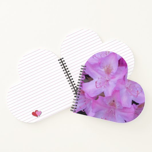 Vibrant roze Notitieboek (Binnen)