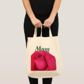 Vibrant Roze Rose voor mam Tote Bag (Voorkant (product))