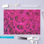 Vibrant roze rozen tissuepapier (Craft)