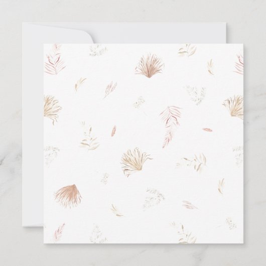 Vibrant Rustic Summer Floral Weddenschap Kaart (Achterkant)