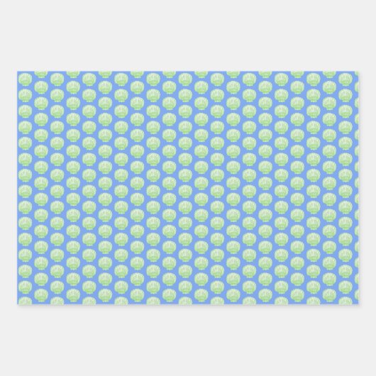 Vibrant Scallop Shells Wrapping Paper (Voorkant)