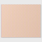 Vibrant Shell (Yellow and Pink) Wrapping Paper Cadeaupapier (Vlak)