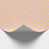 Vibrant Shell (Yellow and Pink) Wrapping Paper Cadeaupapier (Hoek)