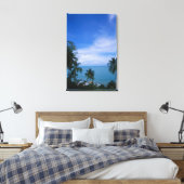 Vibrant shoreline canvas afdruk (Insitu (Slaapkamer))