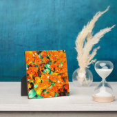 Vibrant Sinaasappel Bougainvillea Flowers Fotoplaat (Insitu)