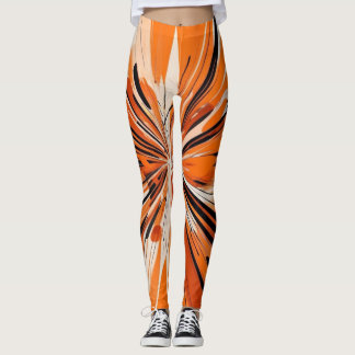 Vibrant Sinaasappel Leggings