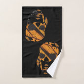 Vibrant Skulls Butterfly Wings Photography Bad Handdoek (Handdoek)