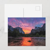 Vibrant Sky | Yosemite Valley Briefkaart (Voorkant / Achterkant)