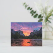 Vibrant Sky | Yosemite Valley Briefkaart (Staand voorkant)