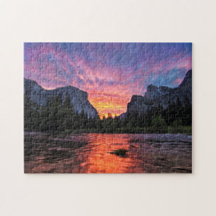 Vibrant Sky   Yosemite Valley Legpuzzel