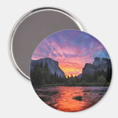 Vibrant Sky | Yosemite Valley Magneet (Voorkant / Achterkant)
