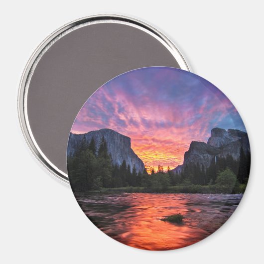 Vibrant Sky | Yosemite Valley Magneet (Voorkant / Achterkant)