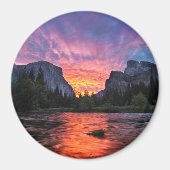 Vibrant Sky | Yosemite Valley Magneet (Voorkant)