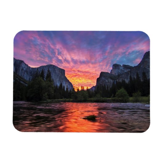 Vibrant Sky | Yosemite Valley Magneet (Horizontaal)